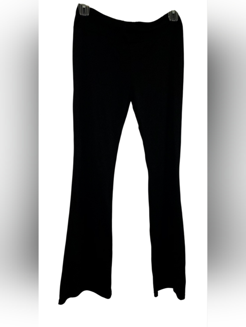 Butt Scrunch Black Women's Flared Pants Stretchy